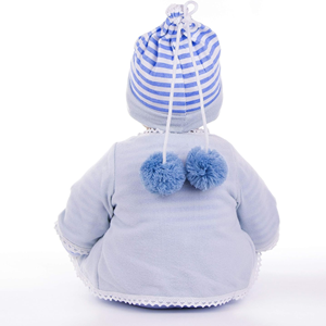 عروسک نوزاد پسر خوابیده 56 سانتی مدل ADSE Sleeping Baby Reborn Dolls ZY605724_اسباب بازی